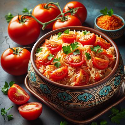 Image of Rice with Tomatoes Turkish Domatesli Pilav