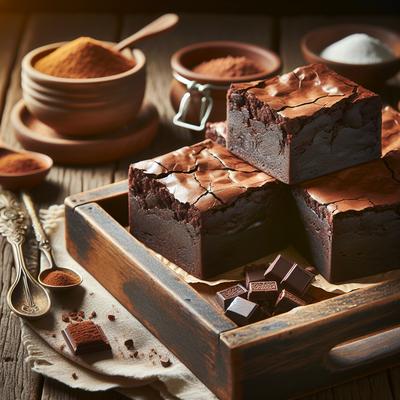 Image of Rich and Chewy Low Fat Brownies