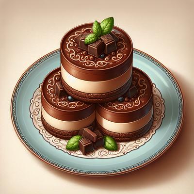 Image of Rich and Creamy Chocolate Mini Cheesecakes Low Fat