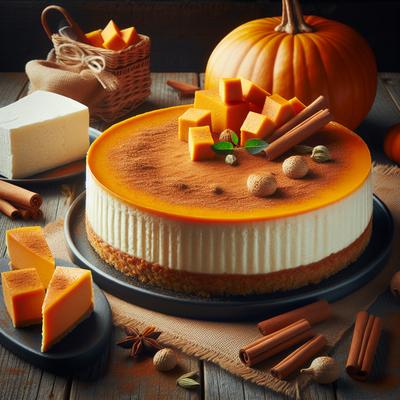 Image of Rich and Creamy Pumpkin Cheesecake