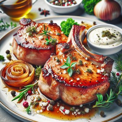 Image of Rich and Creamy Tender Pork Chops Pressure Cooked