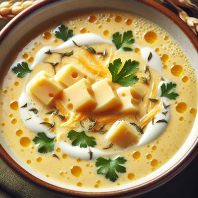 Image of Rich and Creamy White Cheddar Soup