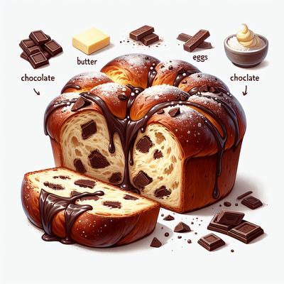 Image of Rich Chocolate Brioche Bake