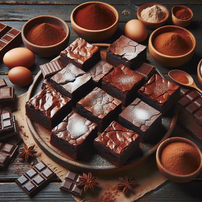 Image of Rich Chocolatey Fudge Brownies