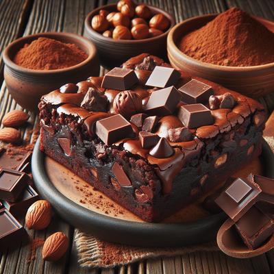 Image of Rich Decadent Chocolate Chunk Brownies