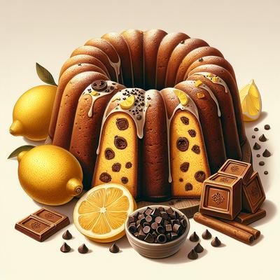 Image of Rich Lemon Chocolate Chip Bundt Cake