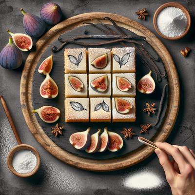 Image of Rich Rich Rich Vanilla and Fig Squares