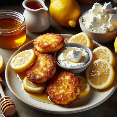 Image of Ricotta Lemon and Honey Fritters