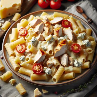 Image of Rigatoni with Chicken and Gorgonzola Cheese