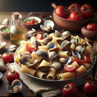 Image of Rigatoni with Fresh Clams and Tomatoes
