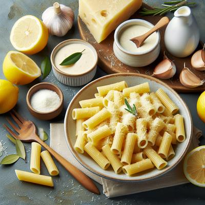 Image of Rigatoni with Lemon Parmesan Cream