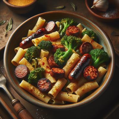 Image of Rigatoni with Roasted Sausage and Broccoli