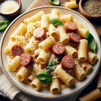 Image of Rigatoni with Sausage and Cream