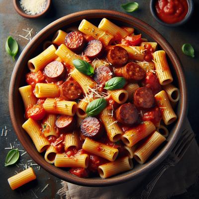 Image of Rigatoni with Sweet Sausage and Tomato Sauce