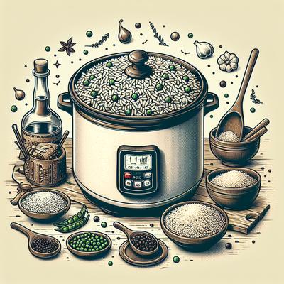 Image of Risi E Bisi Italian Rice and Peas Rice Cooker