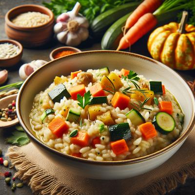 Image of Risotto with Autumn Vegetables