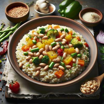 Image of Risotto with Beans and Vegetables