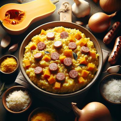 Image of Risotto with Butternut Squash Sausage