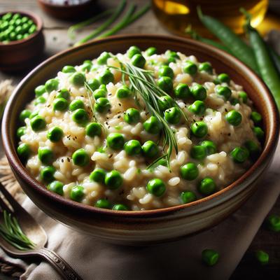 Image of Risotto with Peas and Green Onions
