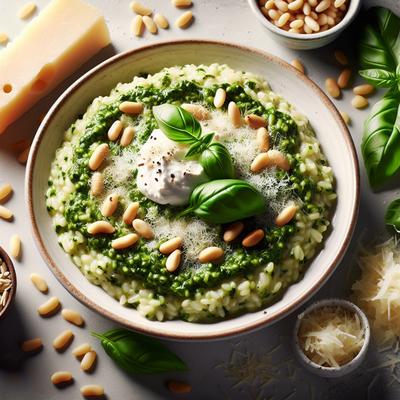 Image of Risotto with Pesto and Mascarpone