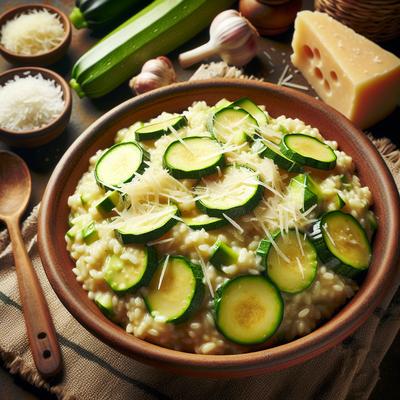 Image of Risotto with Zucchini and Parmesan