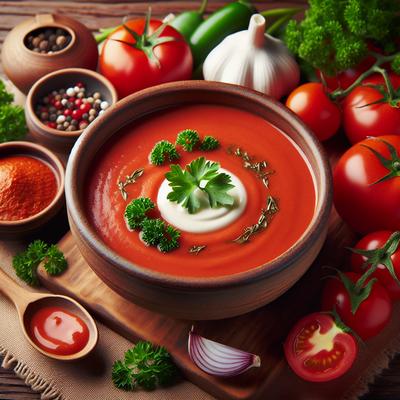 Image of Riverside Resort's Tomato Bisque