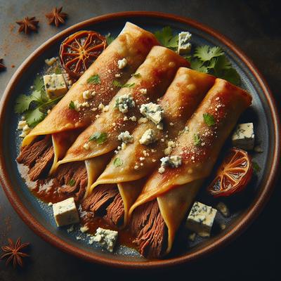 Image of Roast Beef Dinner Enchiladas Lite Bleu