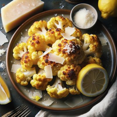 Image of Roast Cauliflower with Lemon and Parmesan