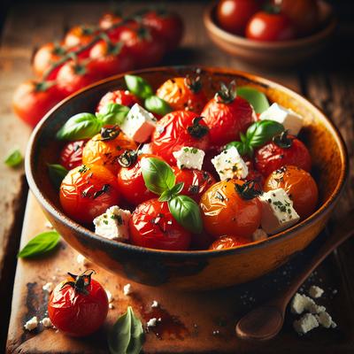 Image of Roast Cherry Tomatoes and Feta