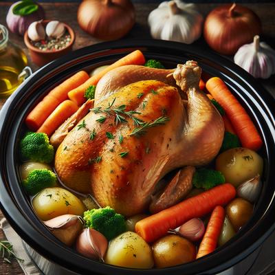 Image of Roast Chicken in the Crock Pot