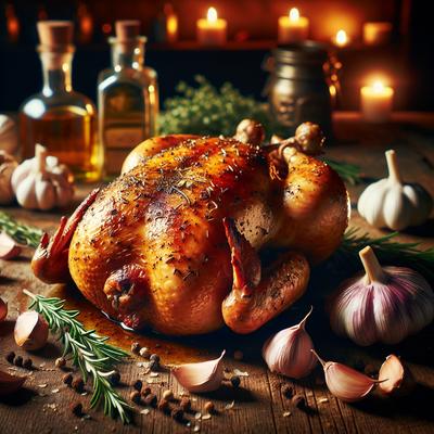 Image of Roast Chicken with Garlic and Herbs