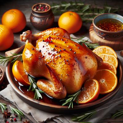 Image of Roast Chicken with Grand Marnier Glaze