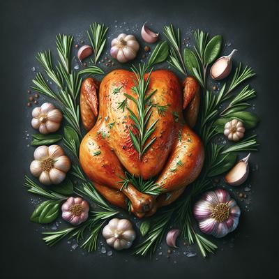 Image of Roast Chicken with Rosemary and Garlic