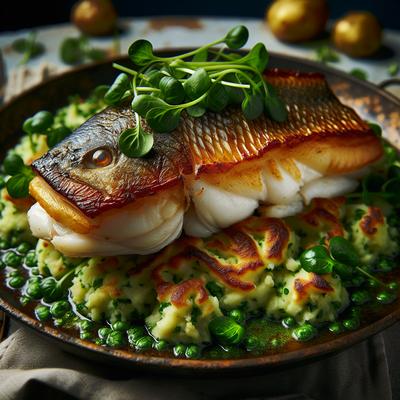 Image of Roast Cod with Watercress Crushed Potatoes