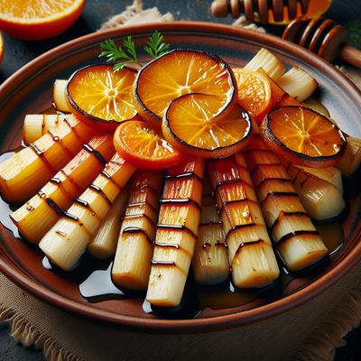 Image of Roast Parsnips with Soy Honey and Orange