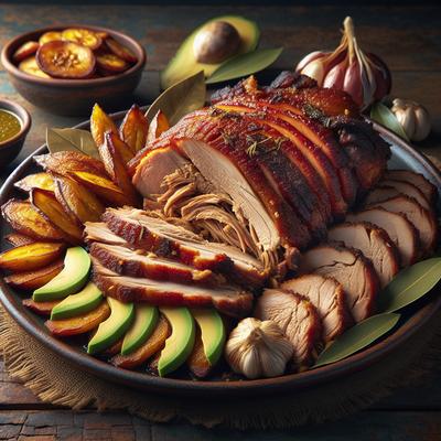 Image of Roast Pork Pernil Puerto Rican Style