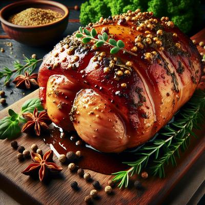 Image of Roast Pork with Mustard Herb Coating