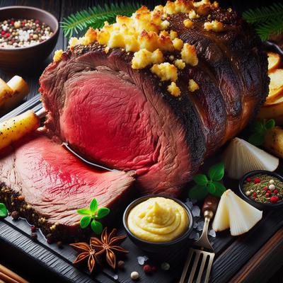 Image of Roast Prime Rib of Beef with Horseradish Crust