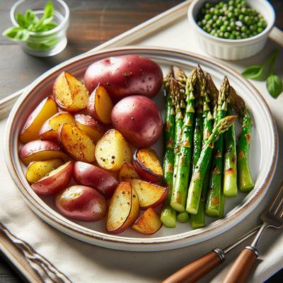 Image of Roast Red Potatoes and Asparagus Ww 4 Pts