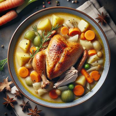 Image of Roast Turkey and Winter Vegetable Chowder