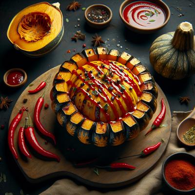 Image of Roasted Acorn Squash with Chile Vinaigrette