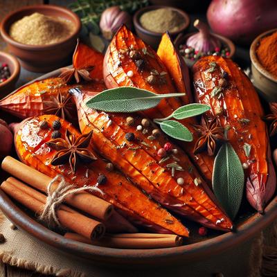 Image of Roasted and Spiced Sweet Potatoes