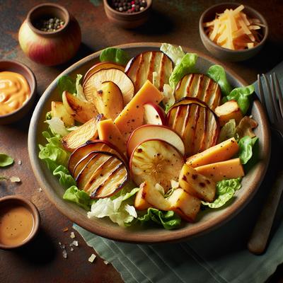 Image of Roasted Apple and Cheddar Salad