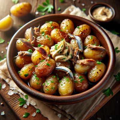 Image of Roasted Baby Potatoes with Anchovy Butter