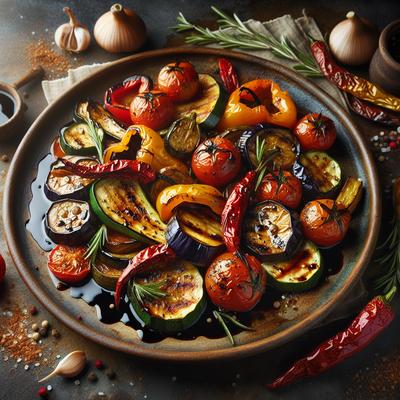 Image of Roasted Balsamic Vegetables Mmm