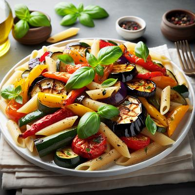 Image of Roasted Balsamic Vegetables with Penne