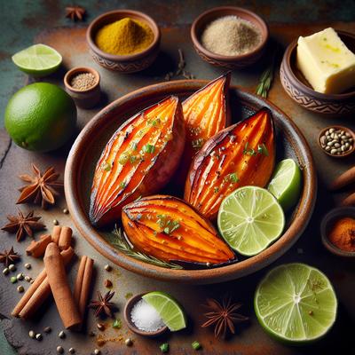 Image of Roasted Batatas with Lime Cumin Butter