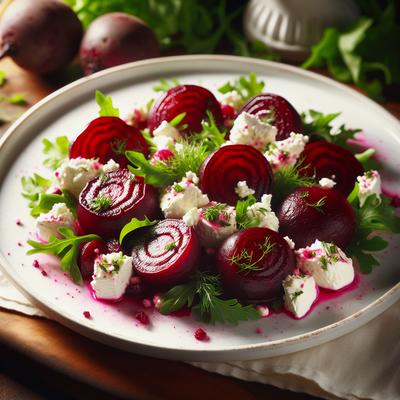 Image of Roasted Beet and Goat Cheese Salad