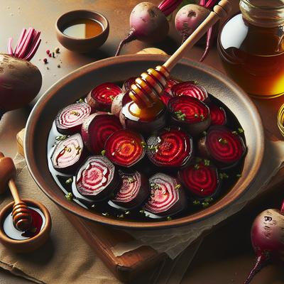 Image of Roasted Beets with Honey Balsamic Glaze