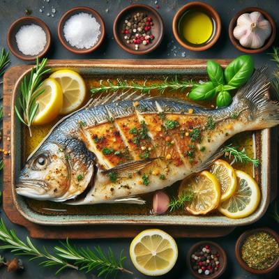 Image of Roasted Blue Eye Cod with Herb Crust